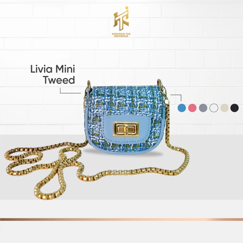 KTI Livia Tweed Selempang Mini - KTI Mall Official Store